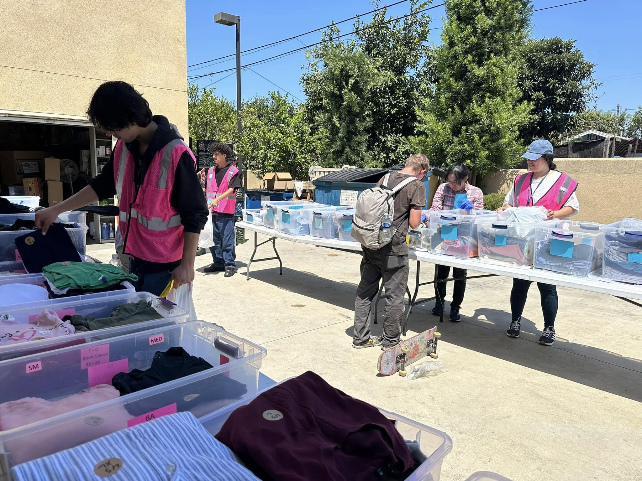 Nonprofit team activity